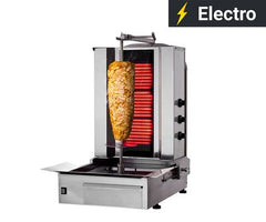 Electric kebab grills - motor below