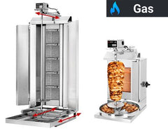 Gas kebab grills - top engine