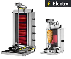 Electric kebab grills - top engine