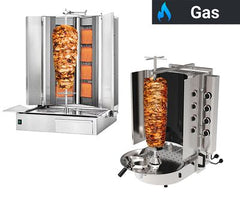 Gas kebab grills - engine removed