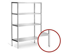 Stainless steel racks with legs