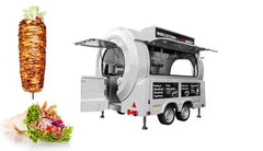 Mobile Kitchen Kebab - Fast Food Concept White