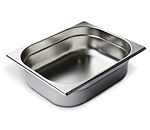 Accessories for dough presses and pizza presses - Gastro containers in stainless steel - GN 1/2