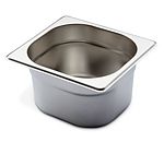 Accessories for salads and preparation tables - Stainless steel gastro containers - GN 1/6