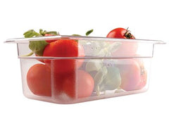 Accessories for pizza cooling tables - Transparent polycarbonate gastro containers - GN 1/4