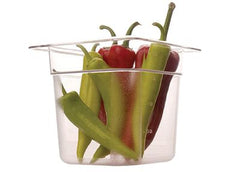 Accessories for pizza cooling tables - Transparent polycarbonate gastro containers - GN 1/6