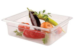 Accessories for salads and preparation tables - Transparent polycarbonate gastro containers - GN 1/2