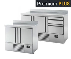 Salad/refrigeration table with fixed work surface - Premium PLUS