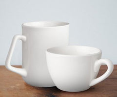 Budgetline Mammoet Neo White series - Coffee / and saucers