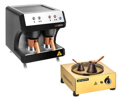 Turkish coffee and mocha machines