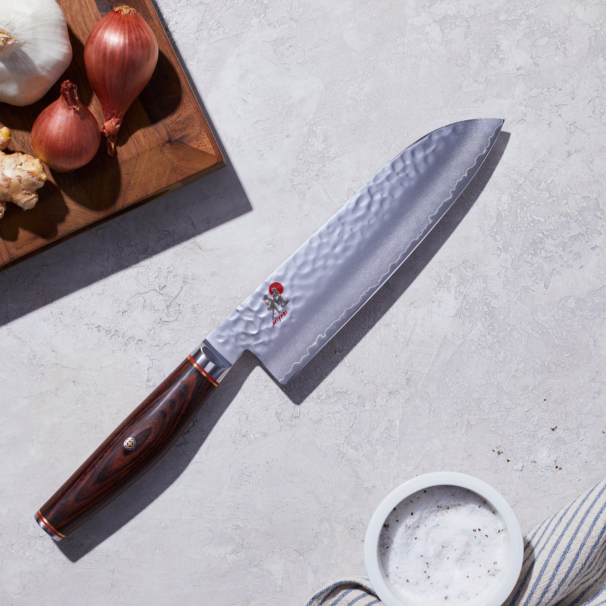 MIYABI | 6000 MCT - Нож Santoku - Острие: 180 мм