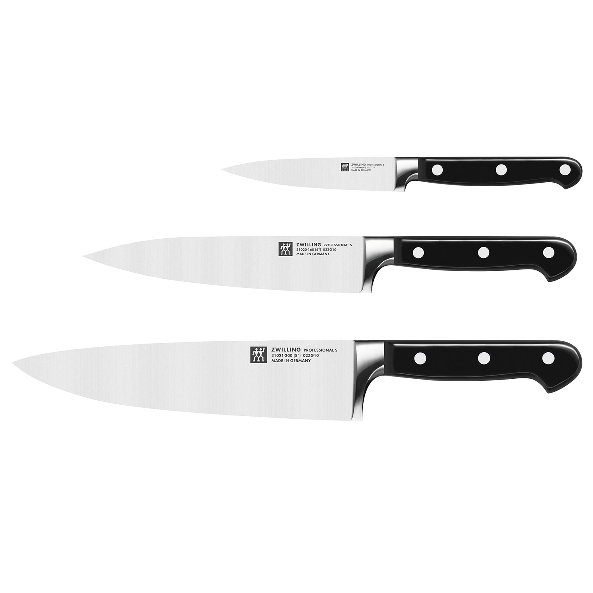 ZWILLING | PROFESSIONAL S - Комплект ножове, 3 части.