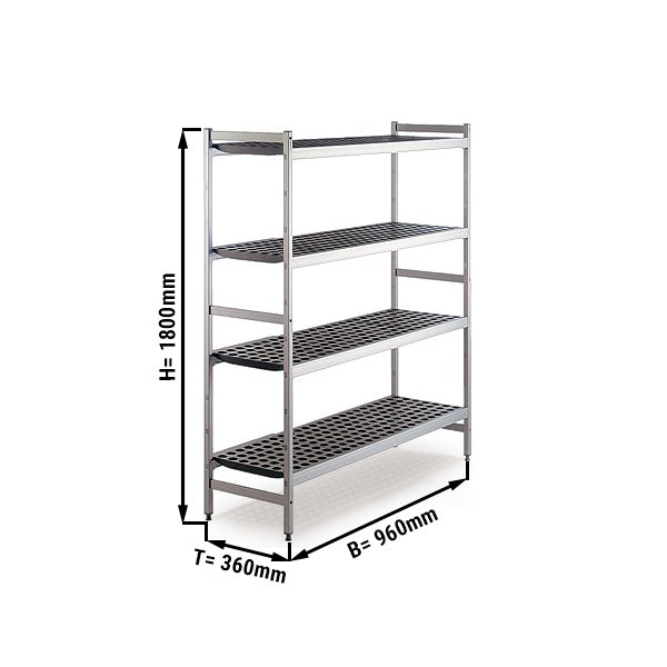 Aluminum rack - 960 x 1800 mm