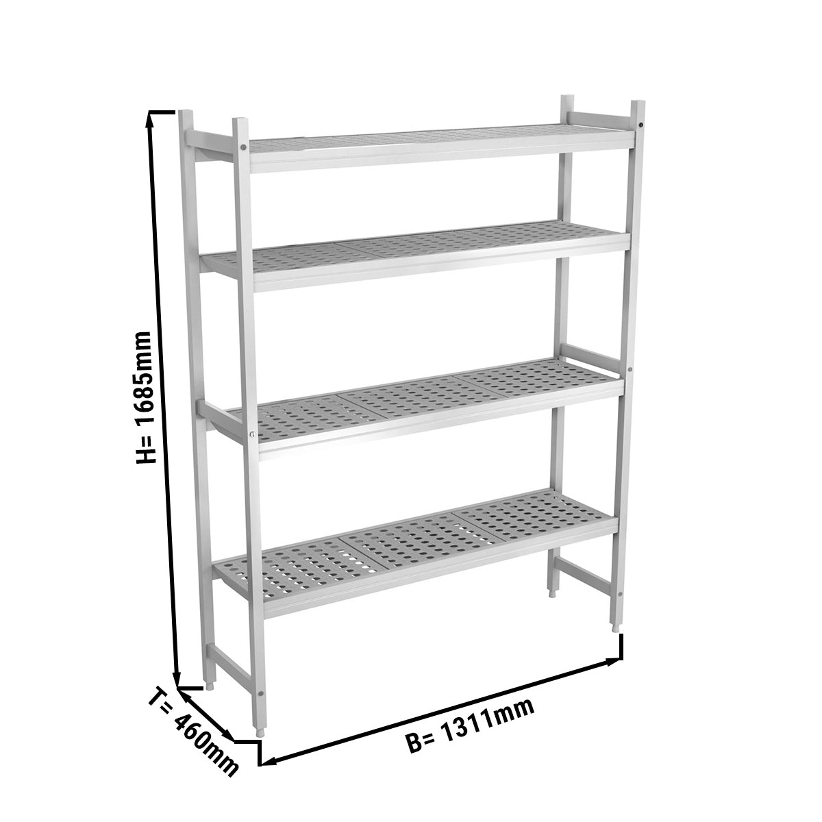 Aluminum rack (anodized) - 1311 x 1685 mm