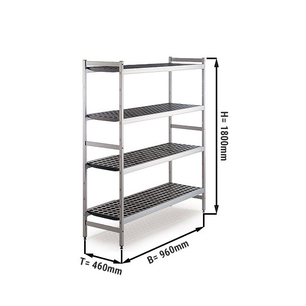 Aluminum rack - 960 x 1800 mm