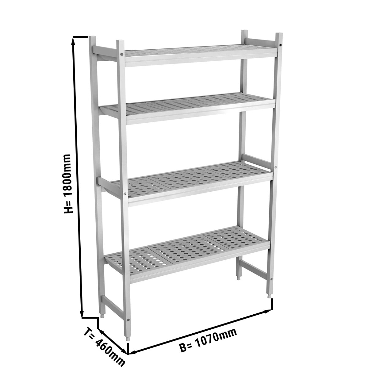 Aluminum rack - 1070 x 1800 mm