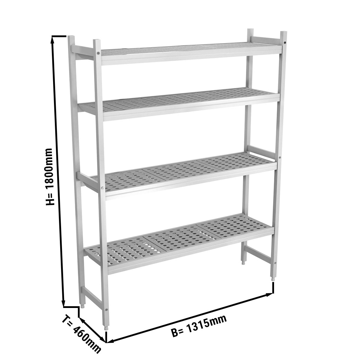 Aluminum rack - 1315 x 1800 mm