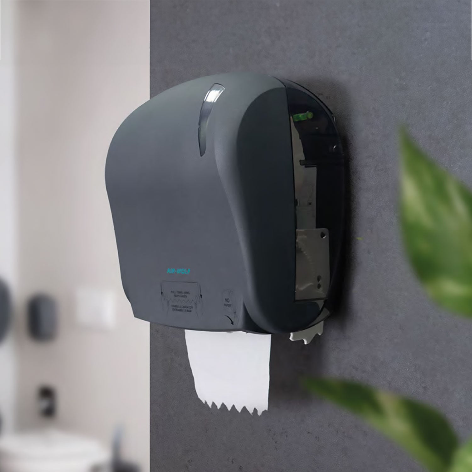 AIR-WOLF | Towel dispenser on a roll - ABS plastic - anthracite