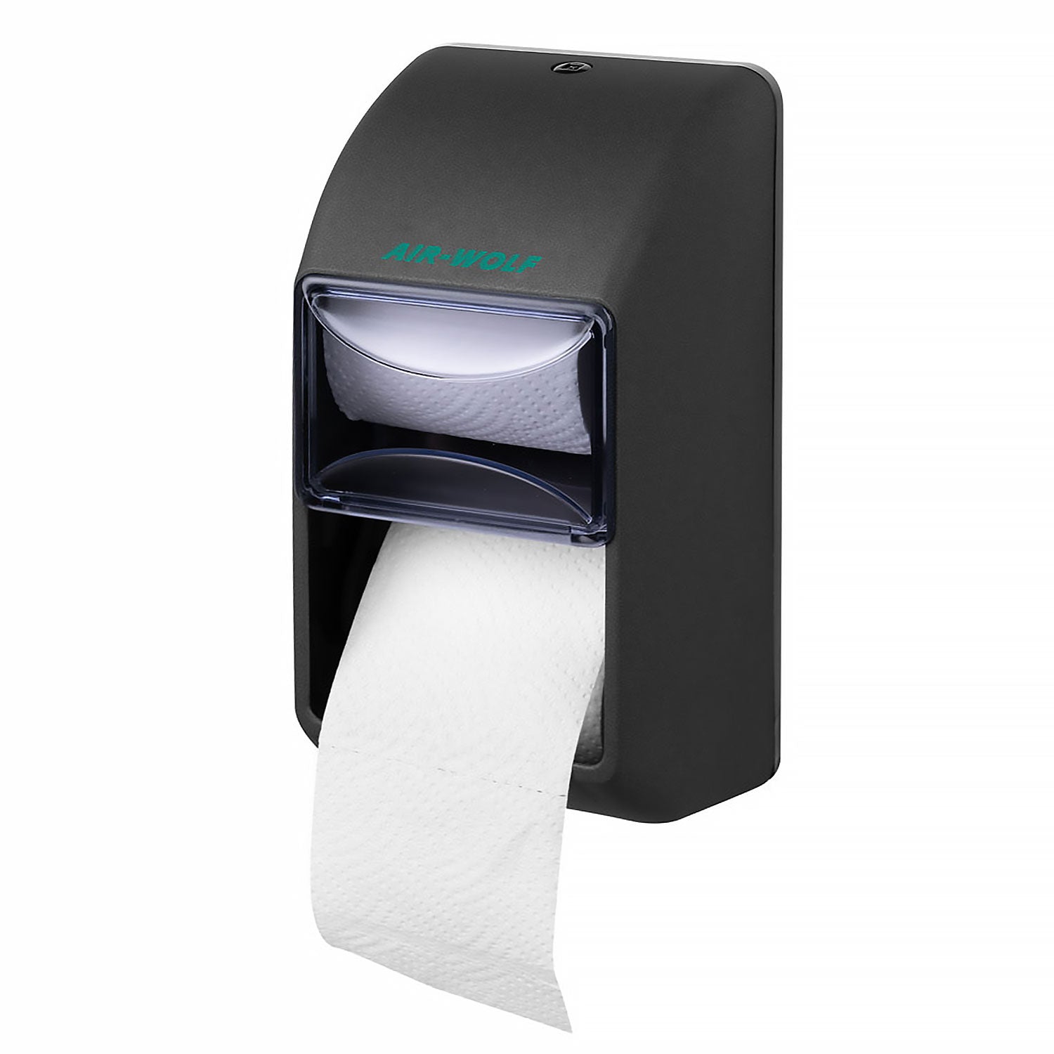 AIR-WOLF | Toilet paper dispenser for 2 household rolls - ABS plastic - anthracite