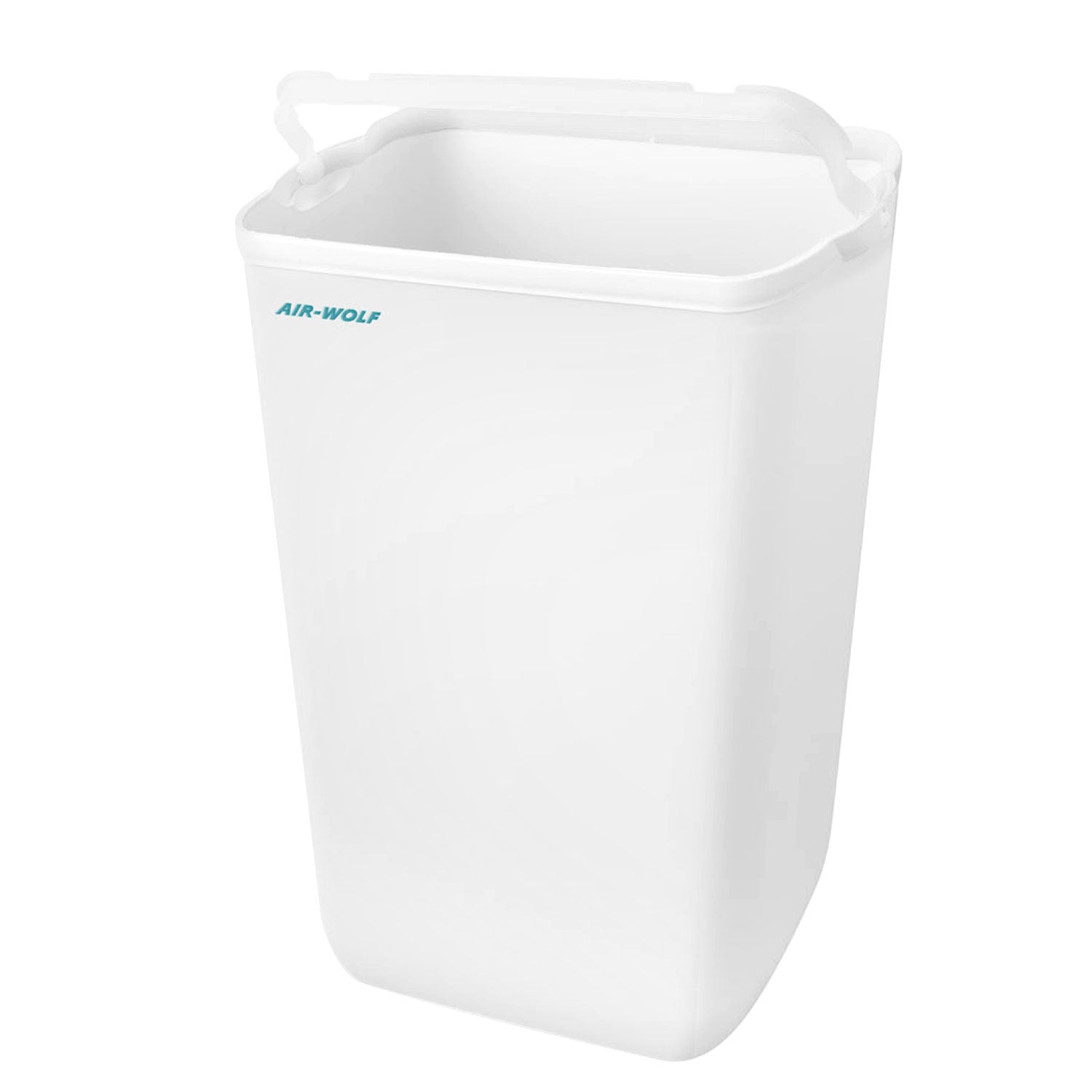 AIR-WOLF | Dustbin with lid - 23 liters - ABS plastic - white