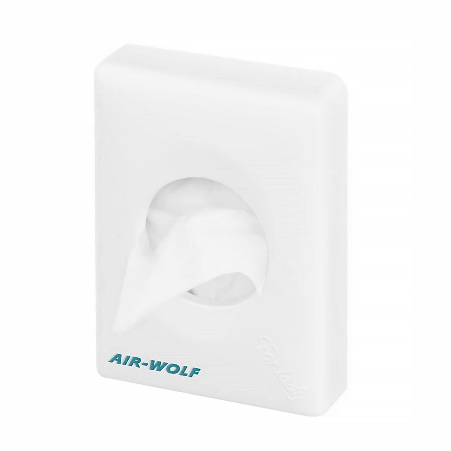 AIR-WOLF | Dispenser for up to 25 sanitary bags - ABS plastic - white