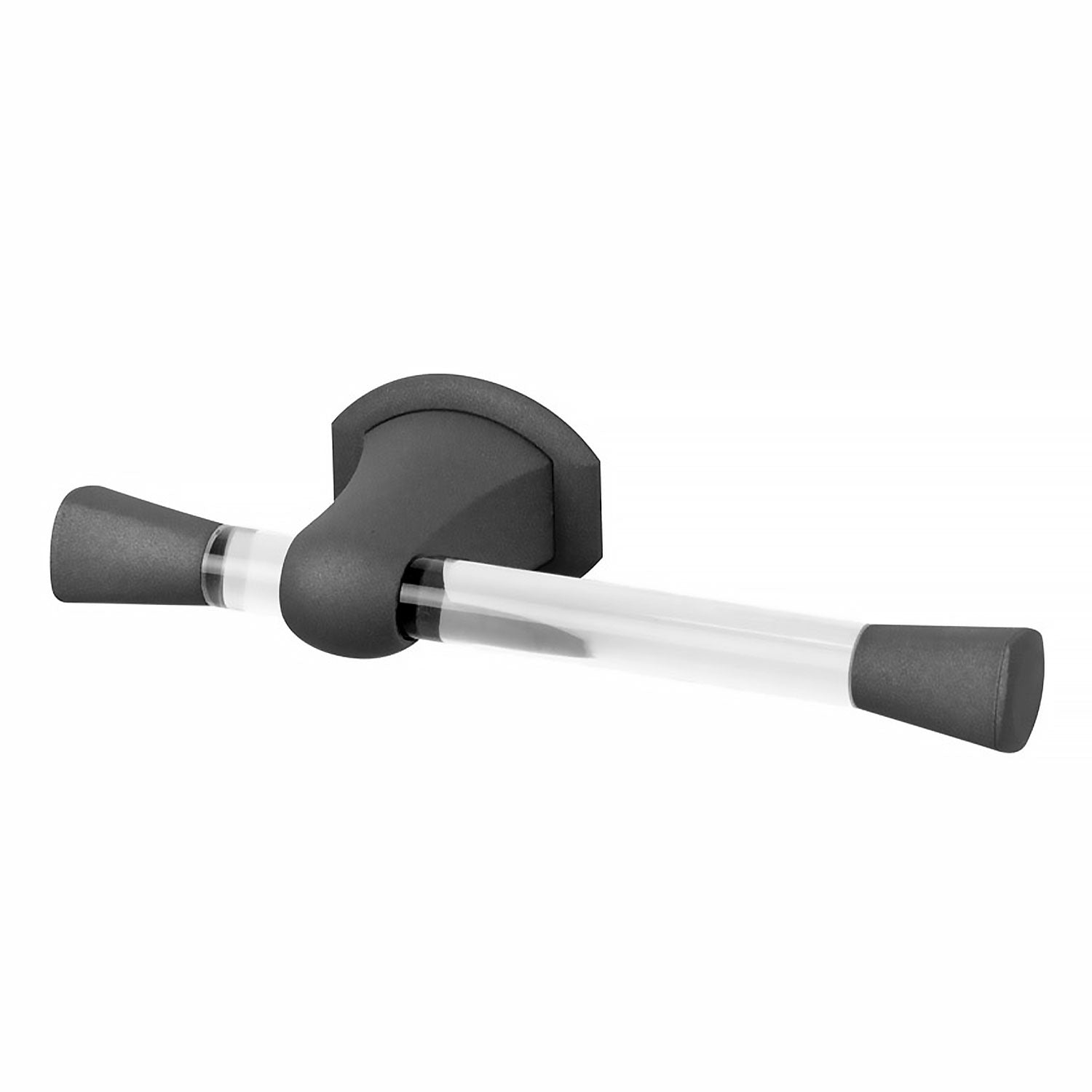 AIR-WOLF | Toilet paper holder for 1 household roll - ABS plastic - anthracite