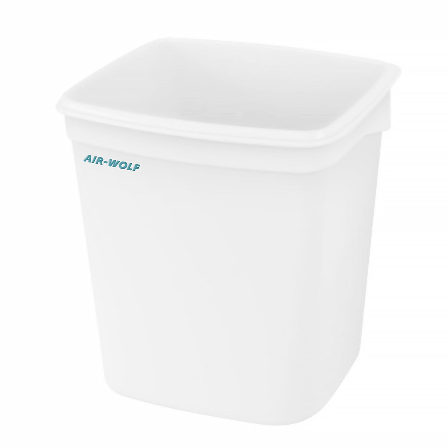 AIR-WOLF | Hygienic waste container with lid - 8 liters - ABS plastic - white