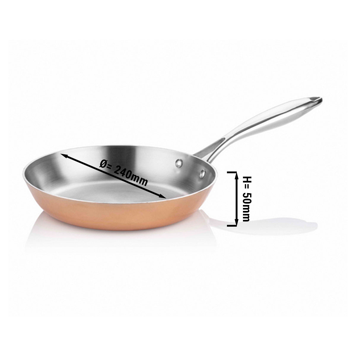 Copper pan Ø 24cm / Cooking pan / Kitchen equipment