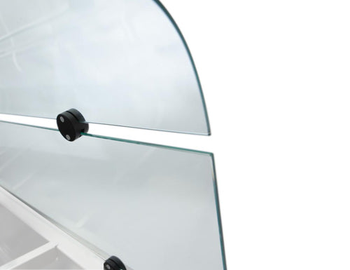 Rounded windshield 0.8 m