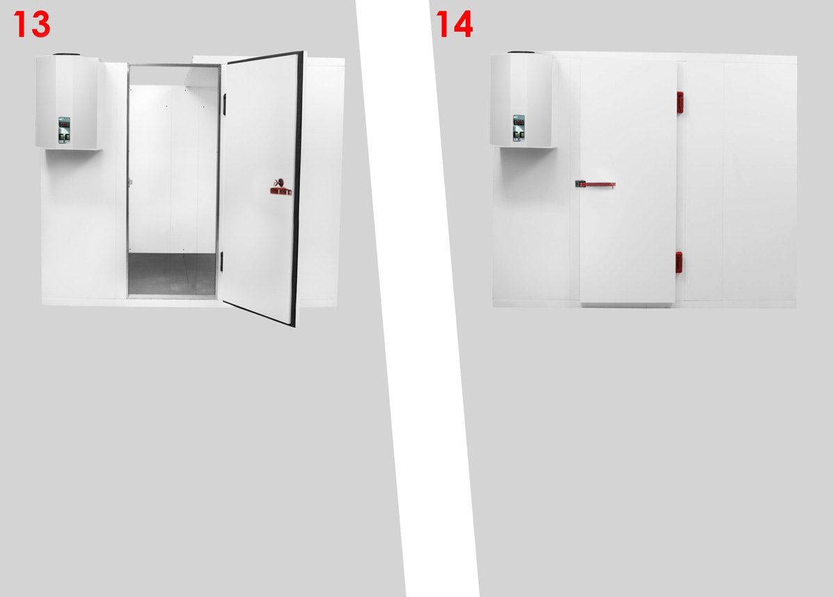 Freezer room 2.47 x 2.82 m - height: 2.19 m - 11.65 m³