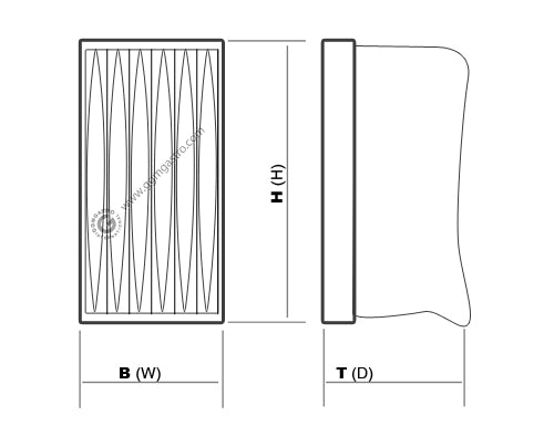 Filter bag 0.3 x 0.6 m