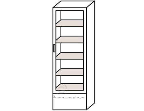 Bar refrigerator for drinks 280 liters - with 1 door