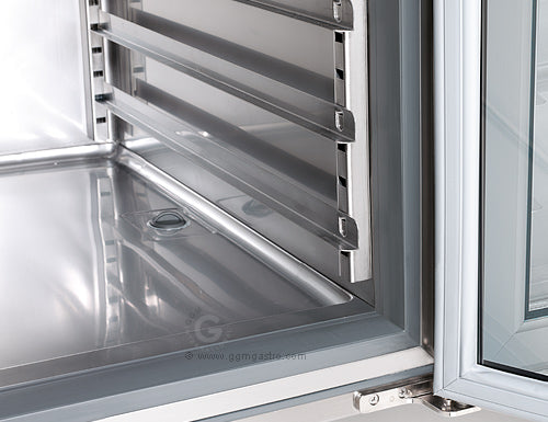 Bar refrigerator table (EN) - with 2 glass doors