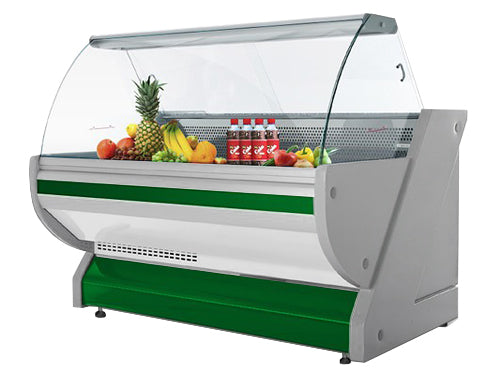 Refrigerated showcase - 2.5 x 1.15 m - 500 liters