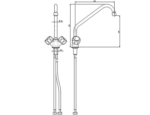 Mixer tap 1000 single hole