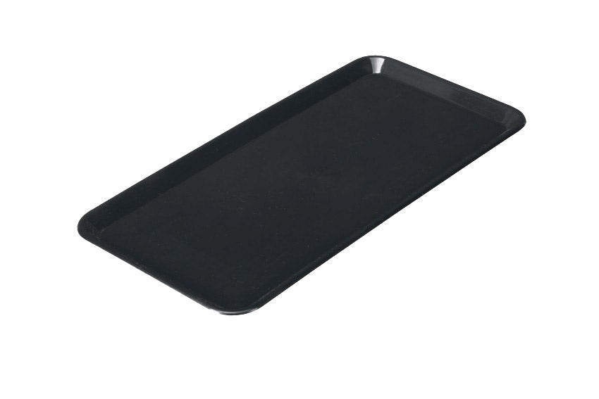 Rectangular dish 400x 200x 15 mm - black - Eco-Line