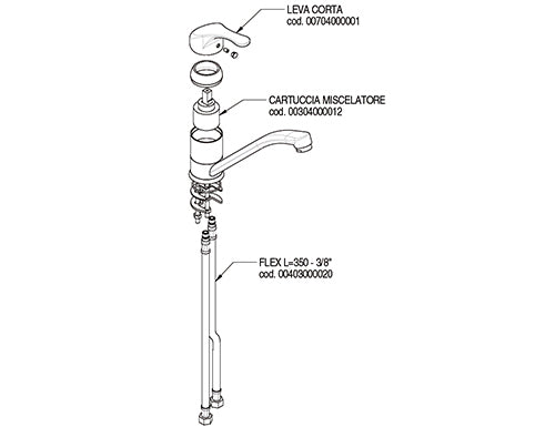 8000 single hole mixer tap