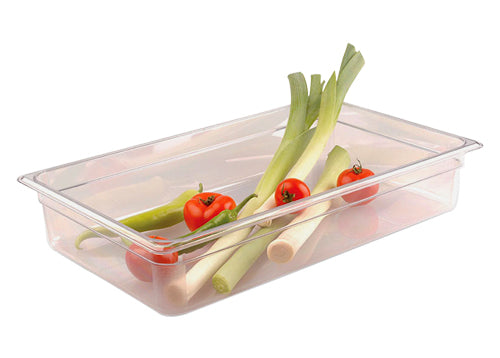 Polycarbonate container GN 1/1 - transparent - height 65 mm