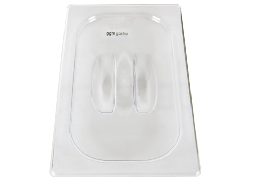 Polycarbonate lid GN 1/4 - transparent - height 7 mm