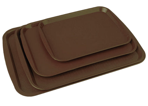 Serving board 530x530 mm - brown