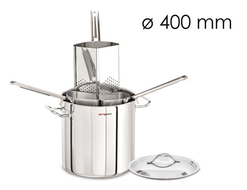 Pasta pot - including 3 colanders - Ø 400 mm