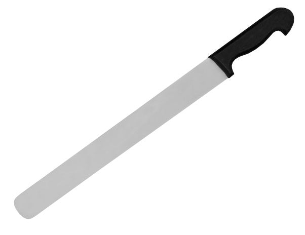 Kebab knife with black plastic handle