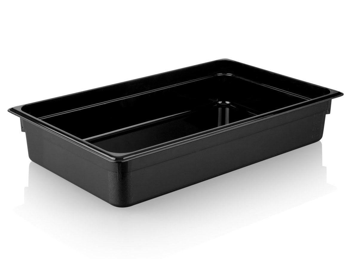 Polypropylene container GN 1/1 - Black - height 100 mm