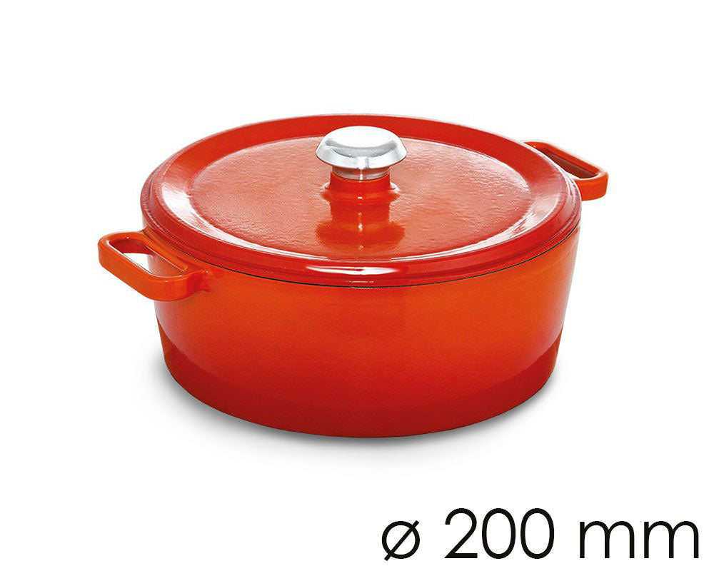 Stew pot - Ø 200 mm - orange