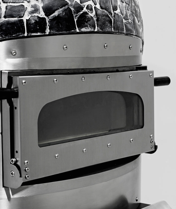 Electric stone pizza oven - rotating