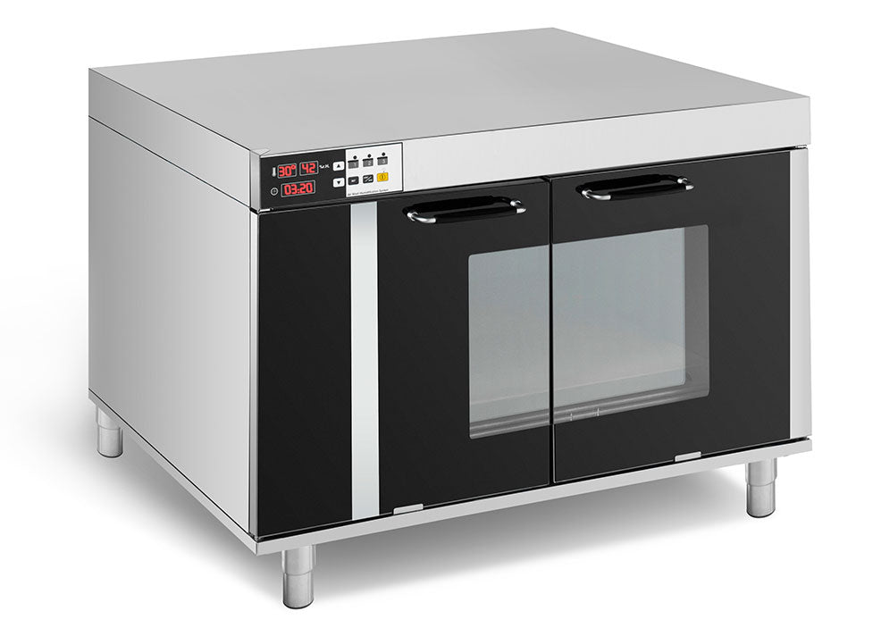 Gas convection oven - 6x EN 60 x 40 cm - including hood and guard