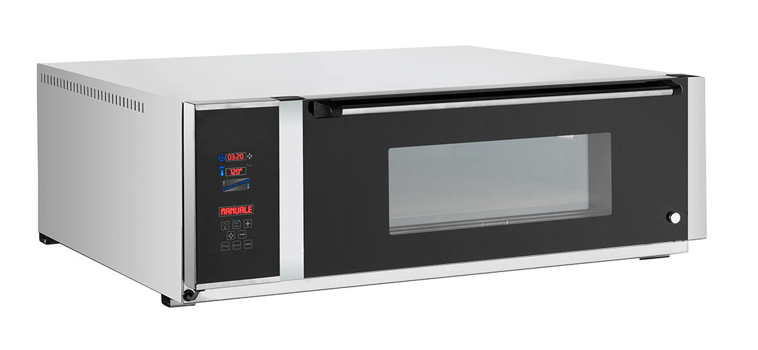 Gas convection oven - 6x EN 60 x 40 cm - incl. 2 pizza ovens / deck, lid and base