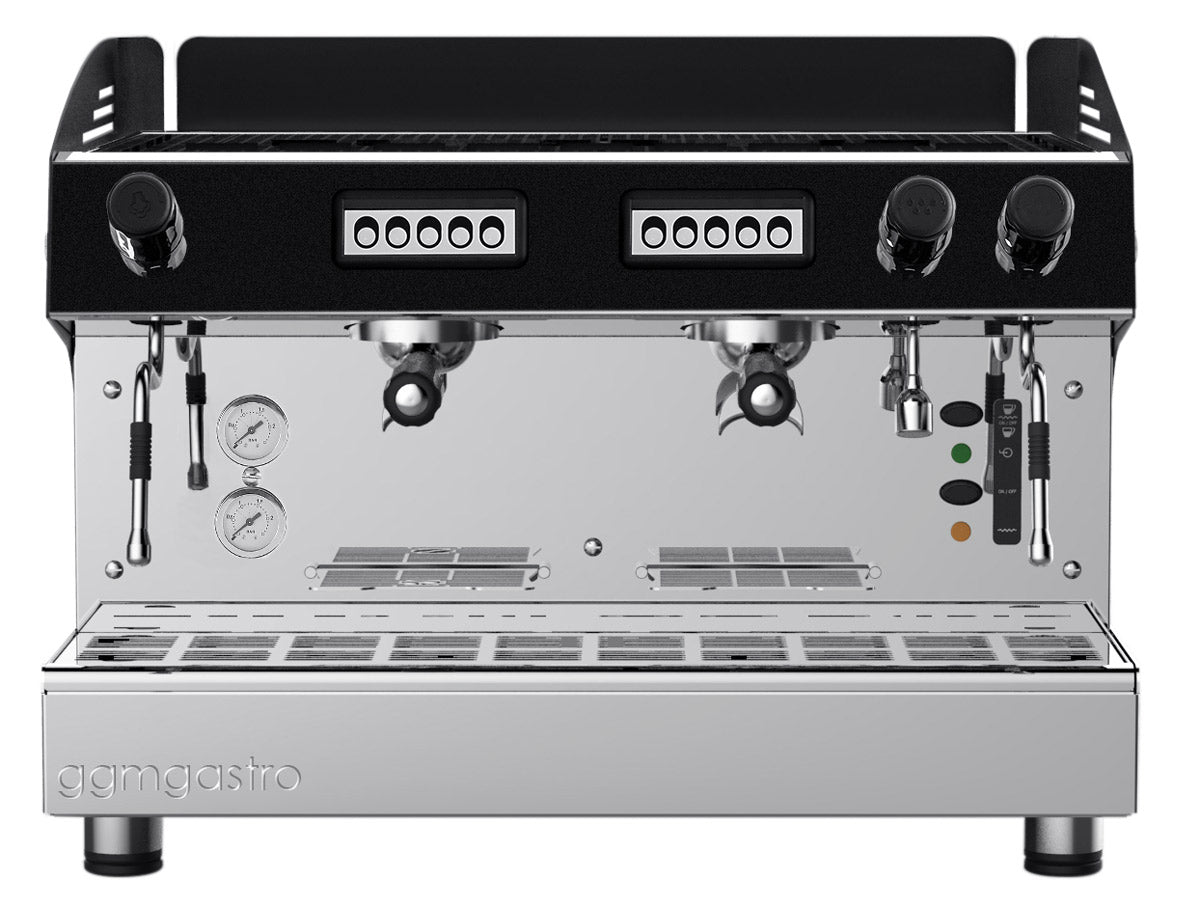 Coffee machine - 2 groups, - stainless steel