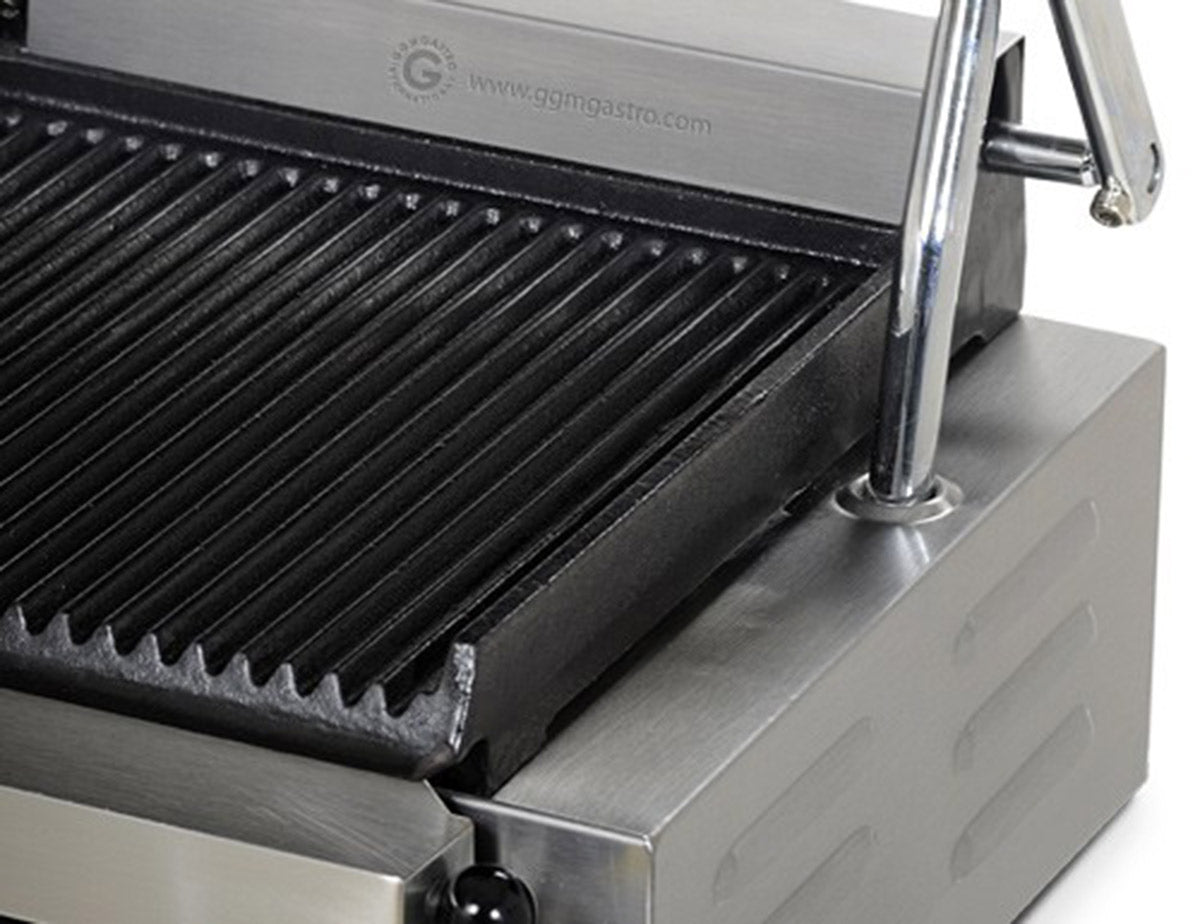 Contact grill 0.57 m - ribbed top and bottom