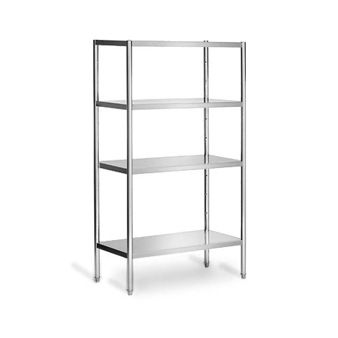 Steel rack PREMIUM 1.0 x 0.5 m - with 4 shelves (ADJUSTABLE)